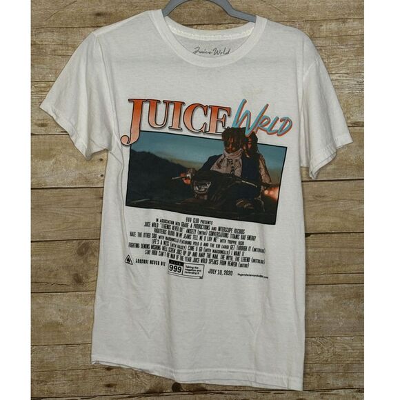 JUICE WRLD 999 GRAPHIC CASUAL CLASSIC RIP HIP HOP RAPPER SONGWRITER ARTIST TEE - Picture 1 of 2